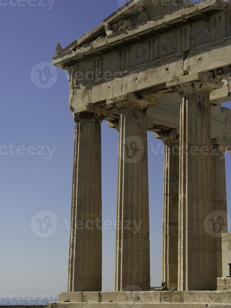 a cidade de atenas na grécia foto