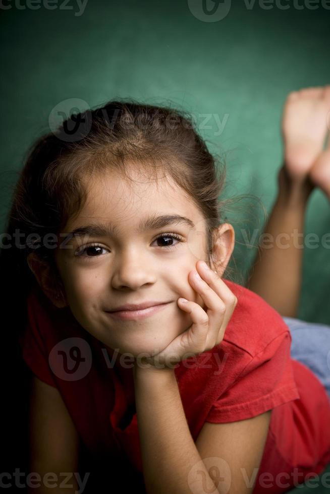 menina jovem escola hispânica foto