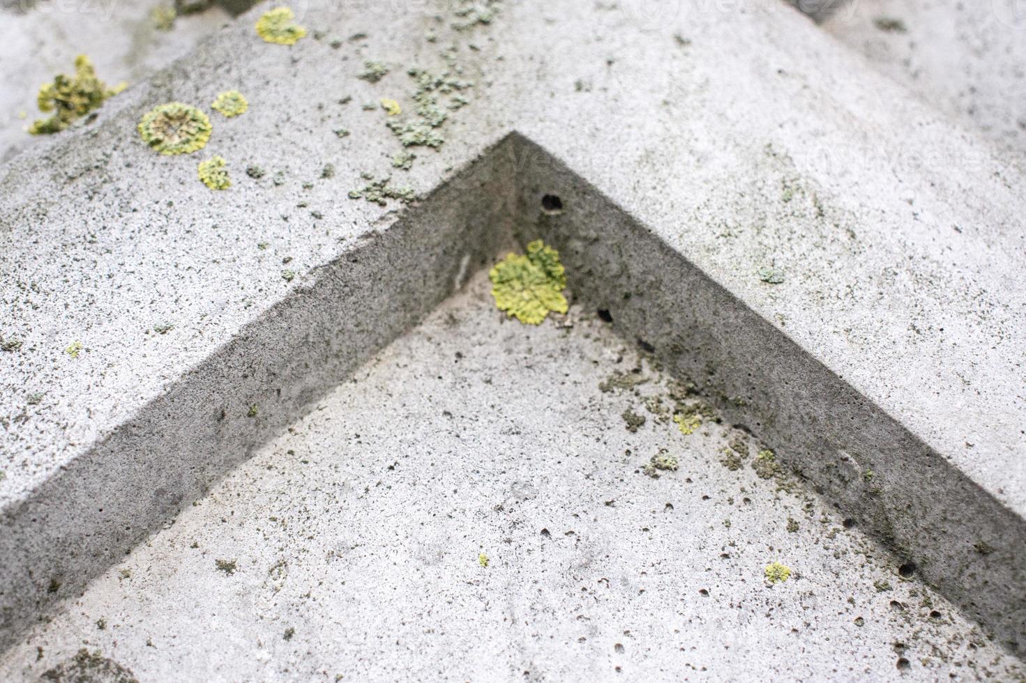 ângulo de fundo. abstrato geométrico do concreto. foto
