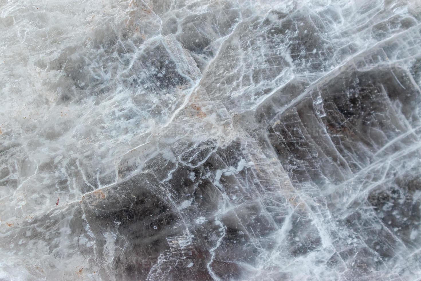 closeup de fundo de textura de cristal de quartzo plano foto