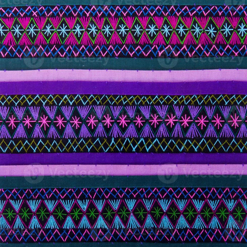 superfície de tapete colorido estilo peruano africano close-up foto
