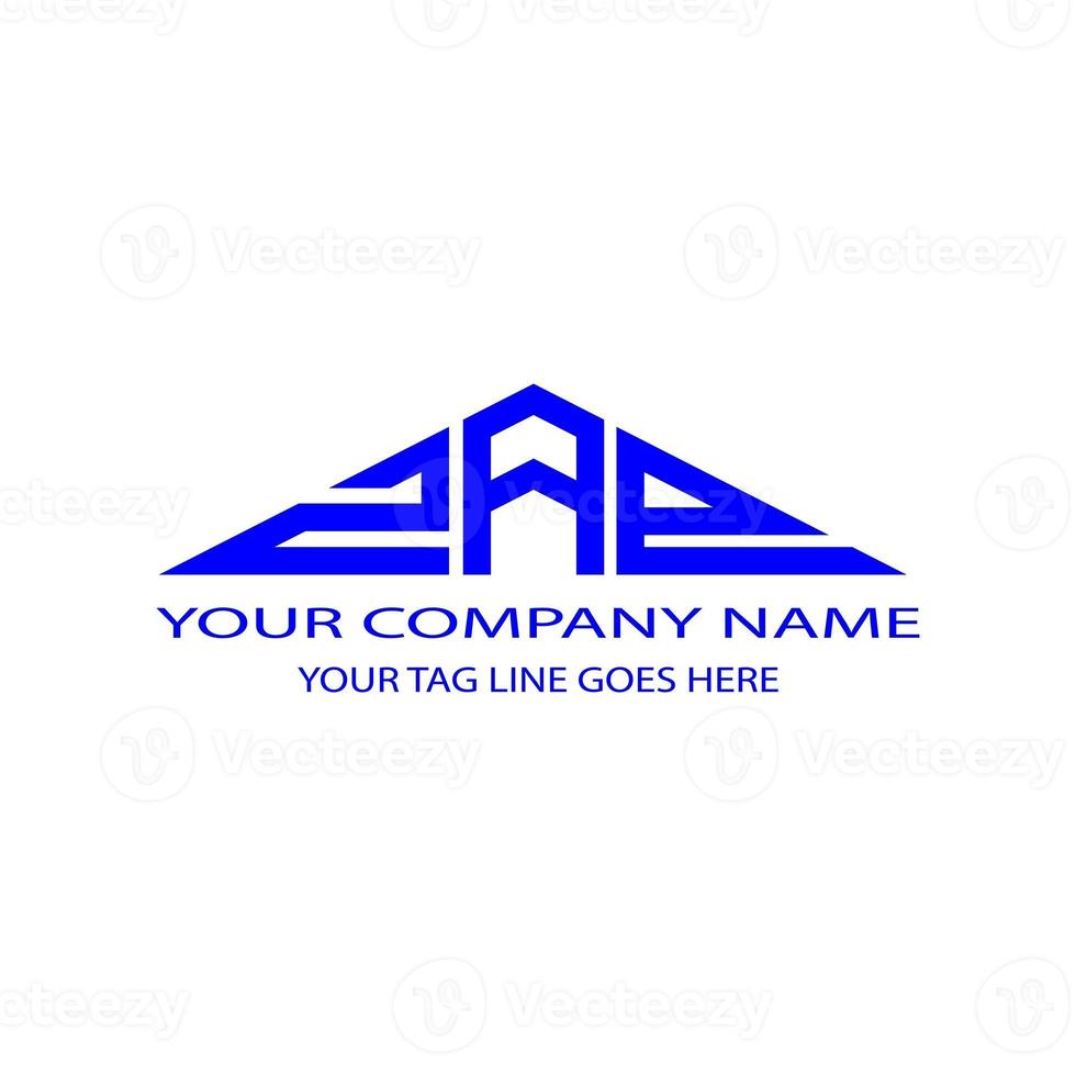 design criativo do logotipo da carta zap com gráfico vetorial foto