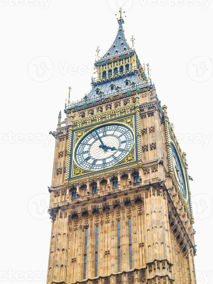 hdr big ben em londres foto