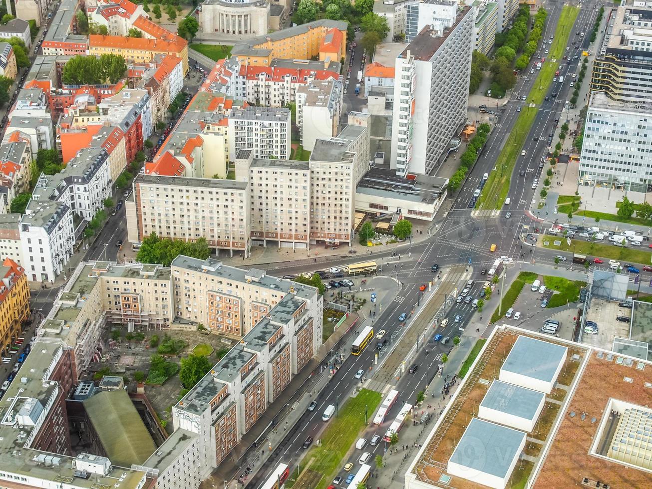 hdr berlim vista aérea foto