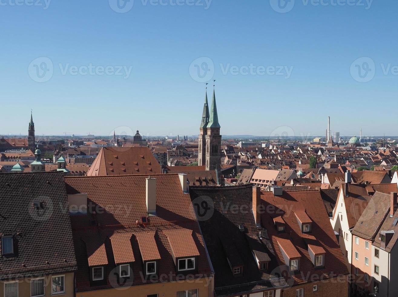 vista aérea de nuermberg foto