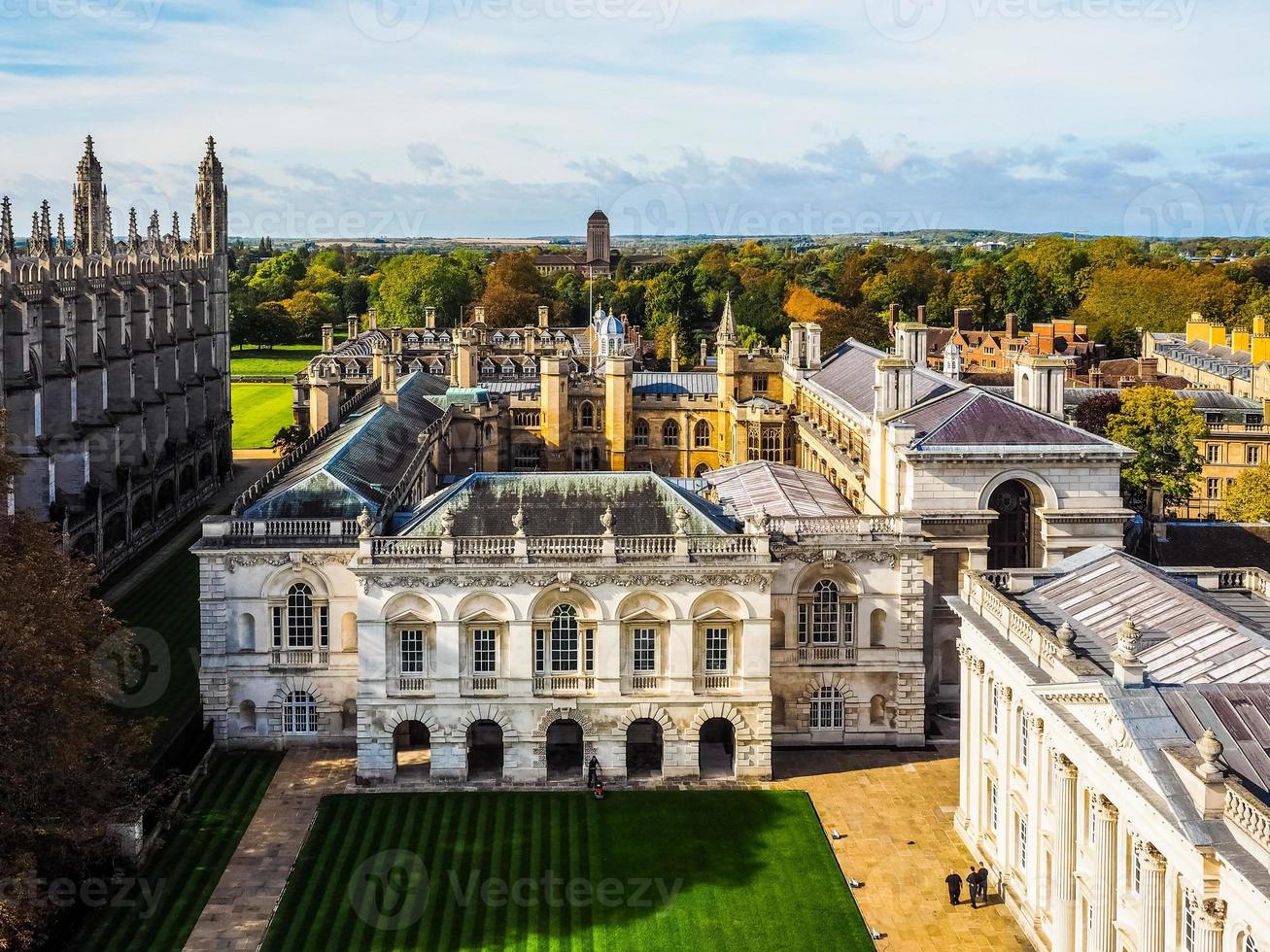 hdr vista aérea de cambridge foto