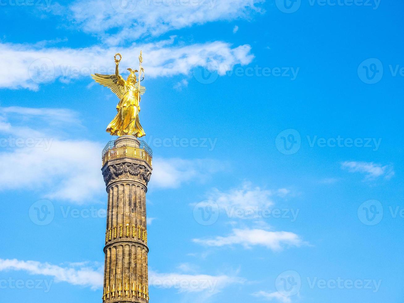 estátua de anjo hdr em berlim foto