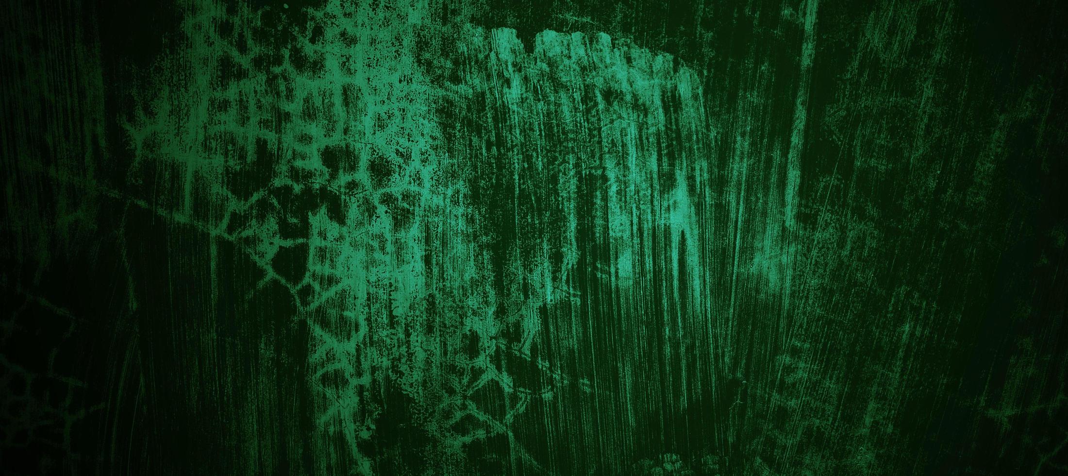 conceito de fundo de halloween de parede verde escura. fundo assustador. horror textura de cimento concreto para segundo plano. foto