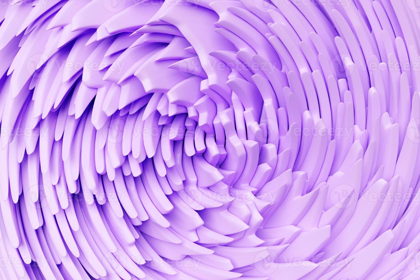 3d renderização fractal redondo rosa abstrato, portal. espiral redonda colorida. foto