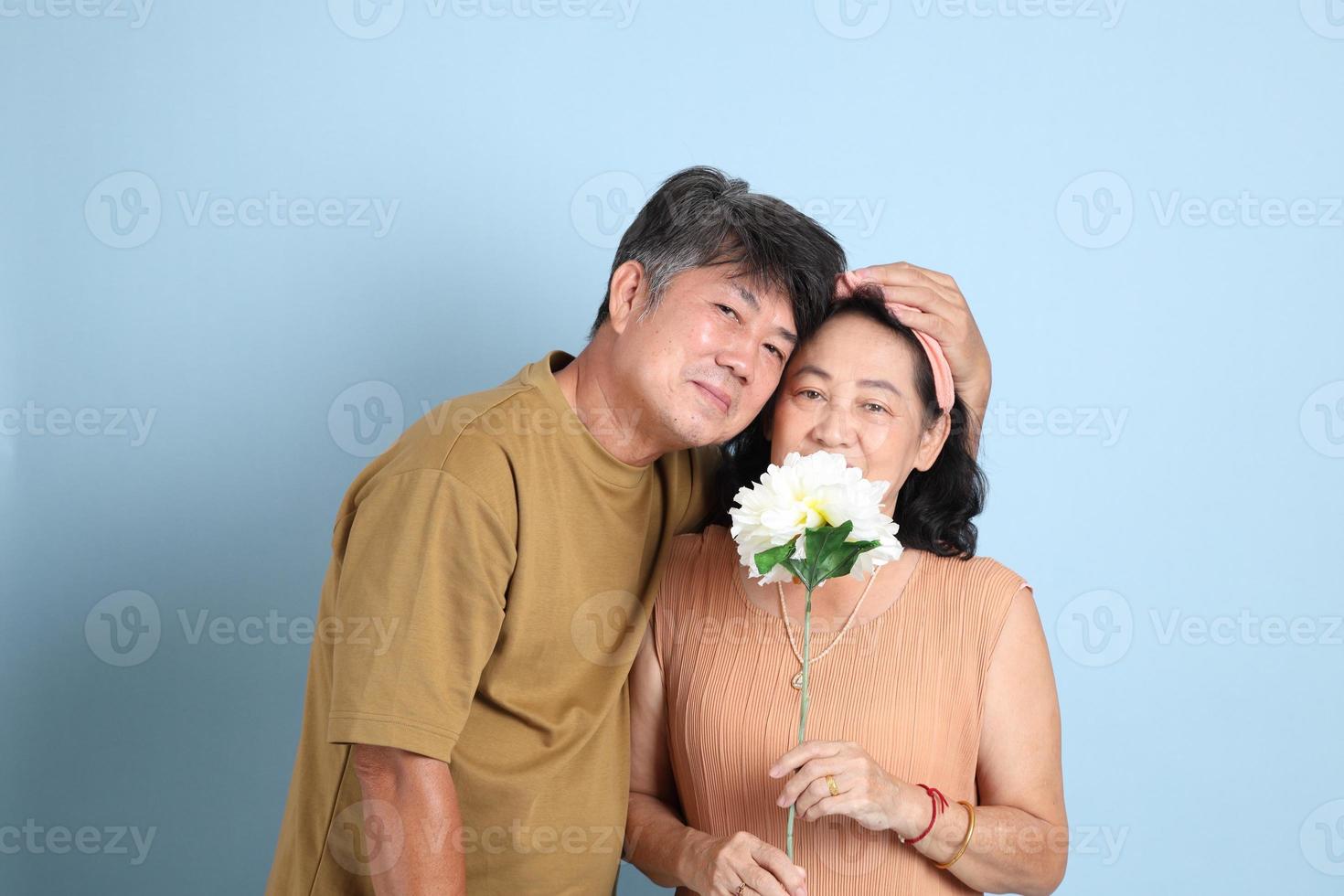 casal asiático fofo foto