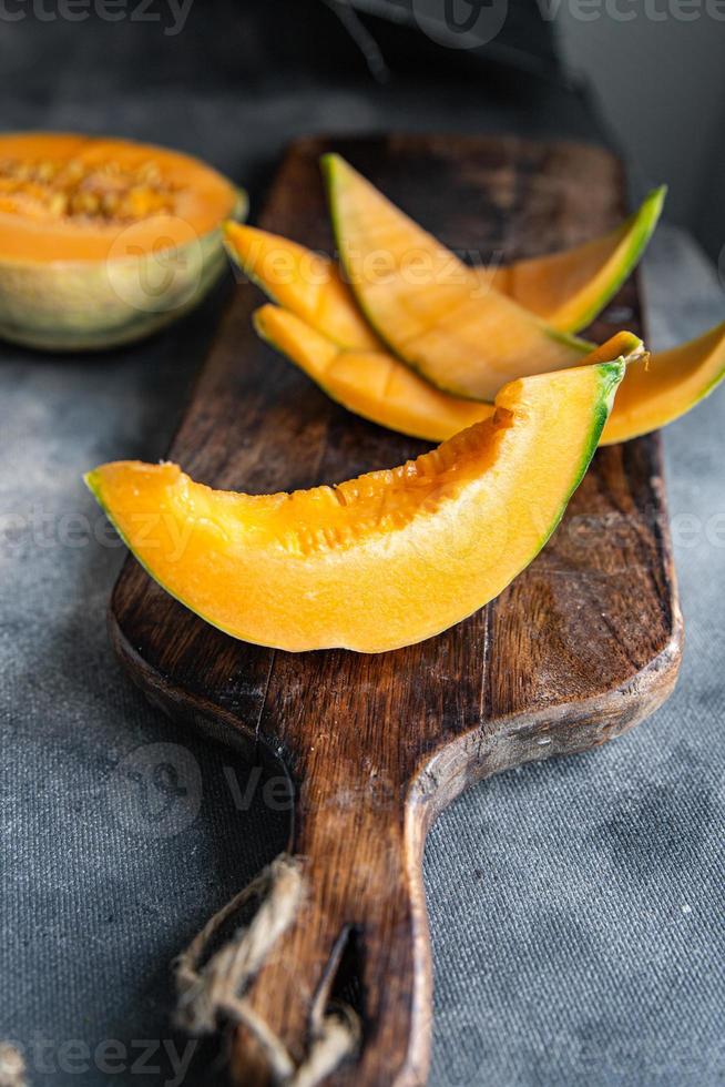 melão fruta charente francês doce suculento sobremesa fresco refeição saudável comida lanche dieta na mesa cópia espaço fundo de comida foto