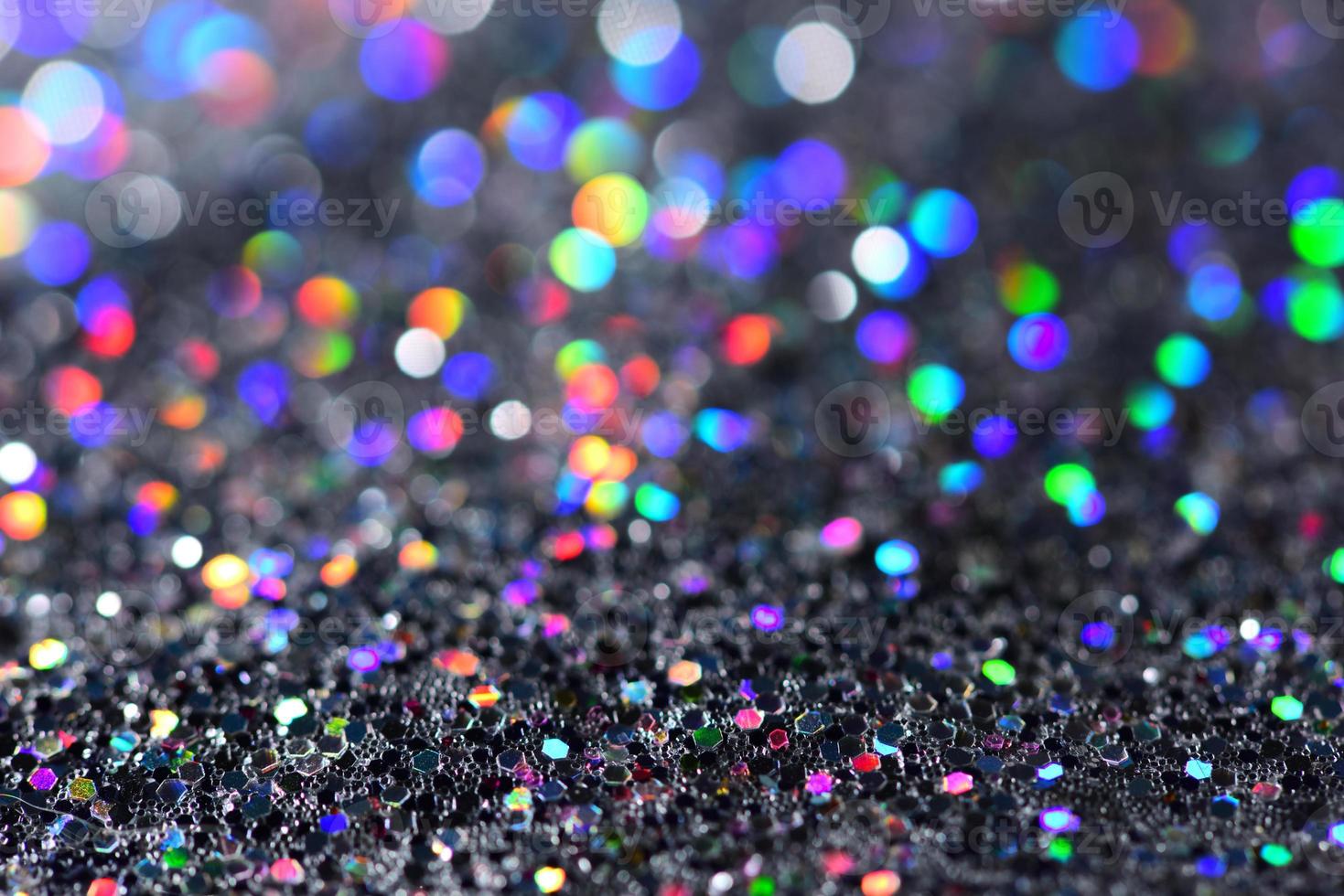 bokeh glitter colorido fundo abstrato borrado para aniversário, aniversário, casamento, véspera de ano novo ou natal foto