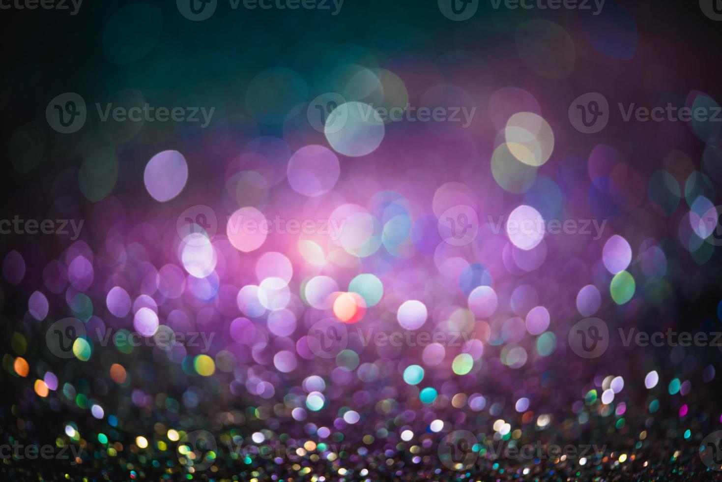 efeito bokeh glitter fundo abstrato turva colorido para aniversário, aniversário, casamento, véspera de ano novo ou natal foto