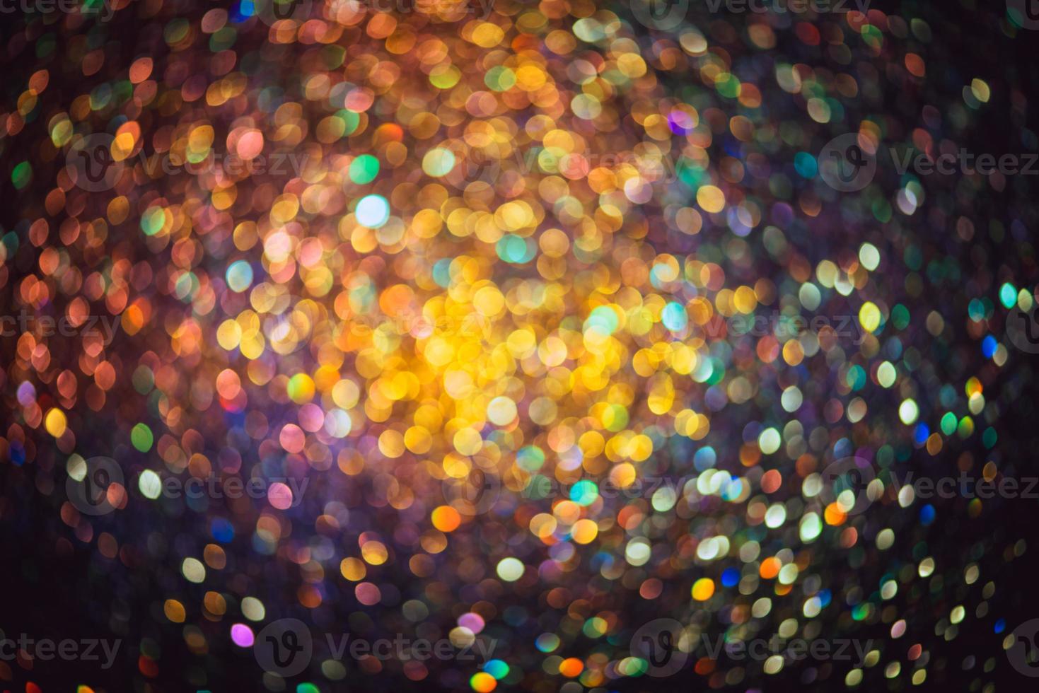 efeito bokeh glitter fundo abstrato turva colorido para aniversário, aniversário, casamento, véspera de ano novo ou natal foto