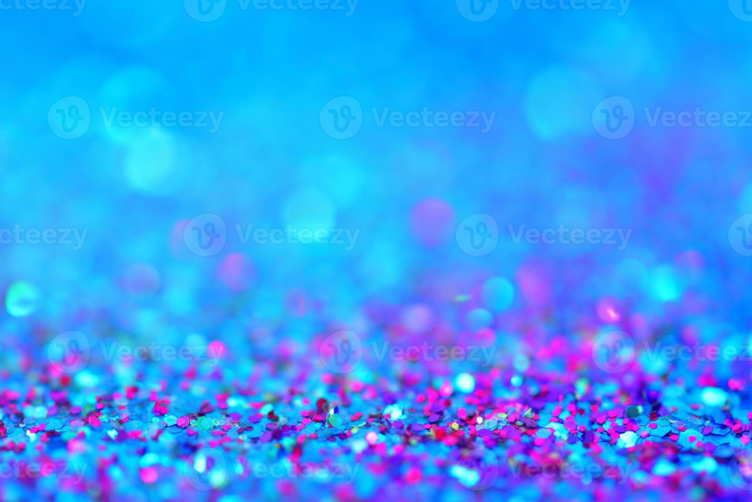 bokeh glitter colorido fundo abstrato borrado para aniversário, aniversário, casamento, véspera de ano novo ou natal foto