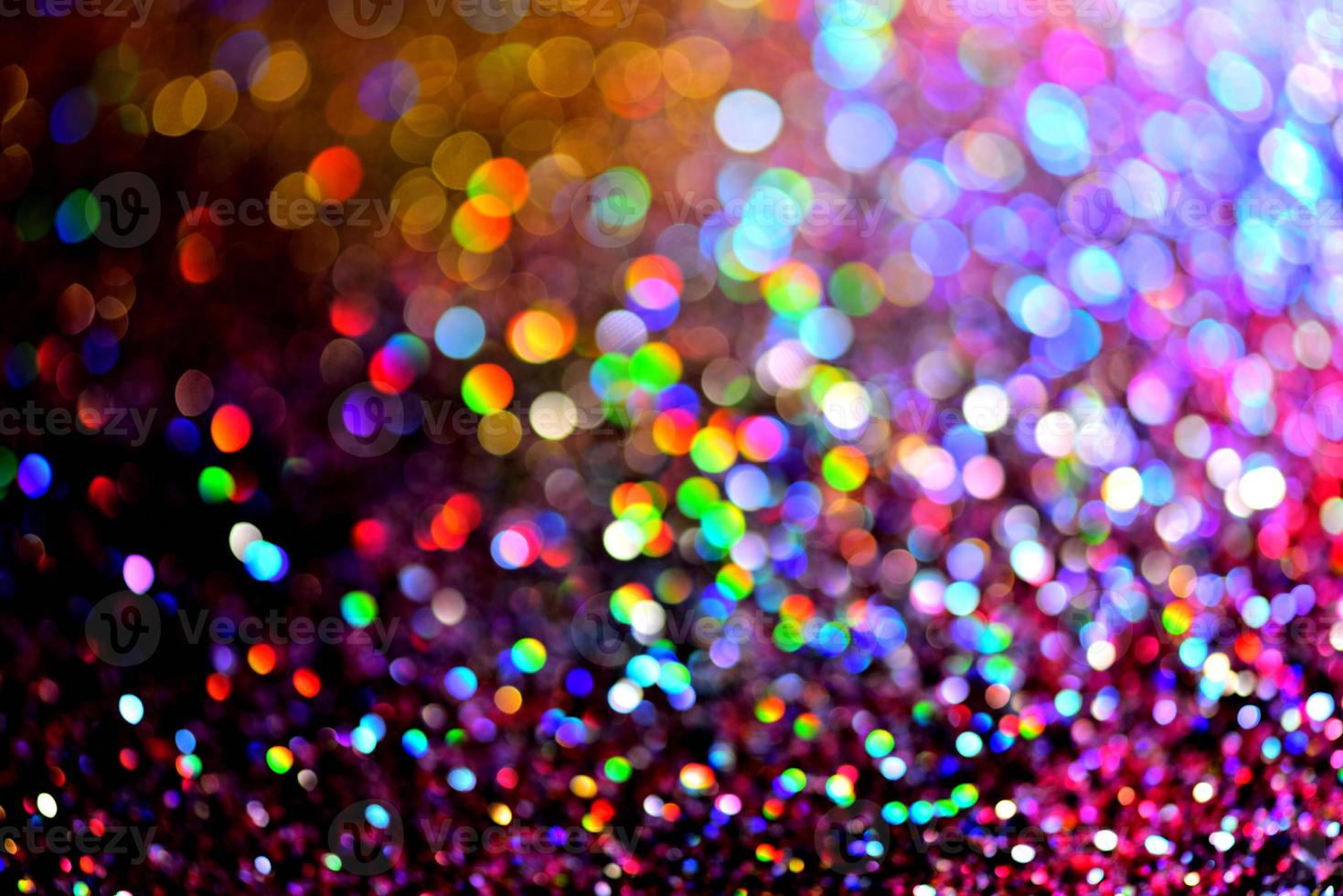 bokeh glitter colorido fundo abstrato borrado para aniversário, aniversário, casamento, véspera de ano novo ou natal foto