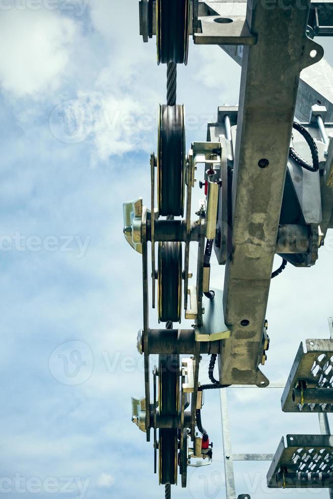 rolando de um teleférico foto