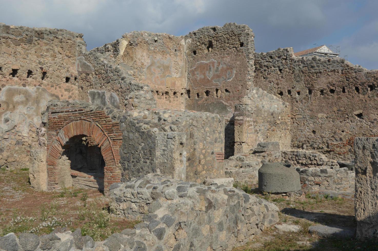 ruínas de pompéia, itália foto