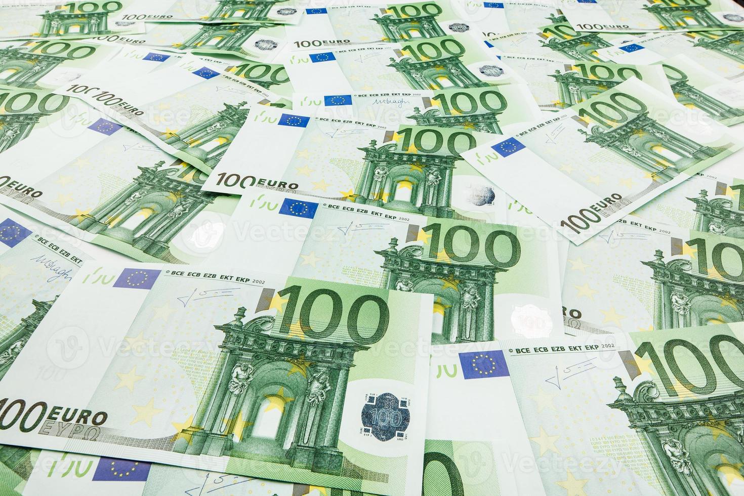 papel-moeda euro. fundo das notas foto