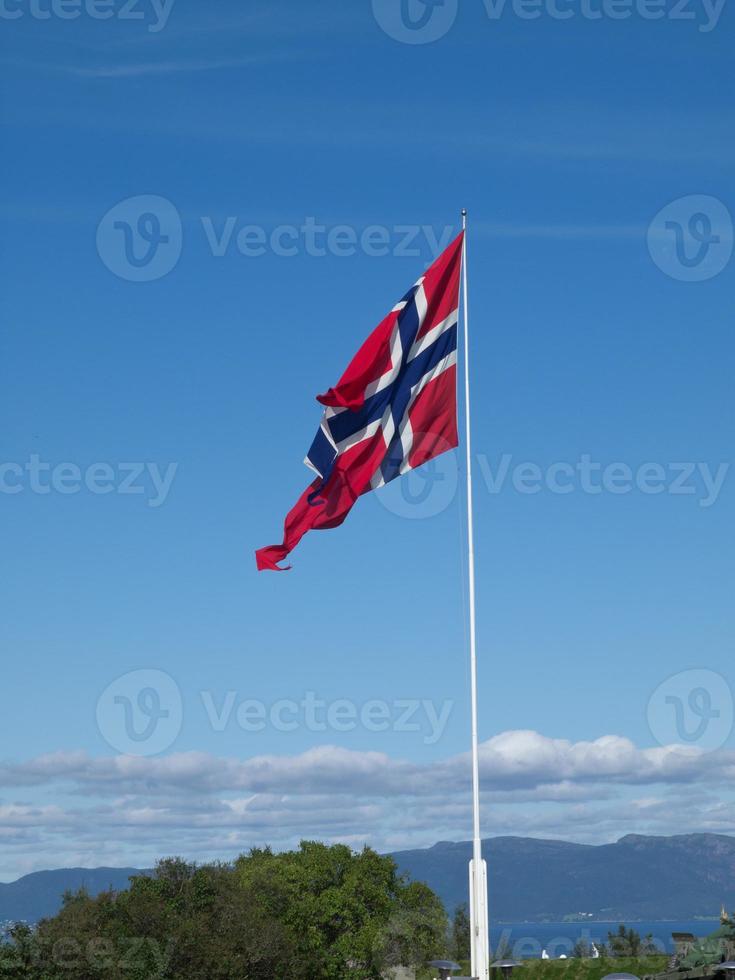 cidade de trondheim na noruega foto