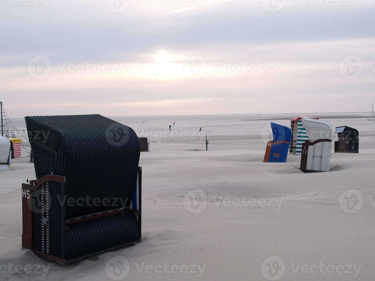 ilha de borkum na alemanha foto