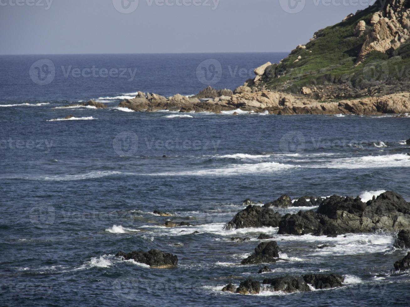 ilha da córsega no mar mediterrâneo foto