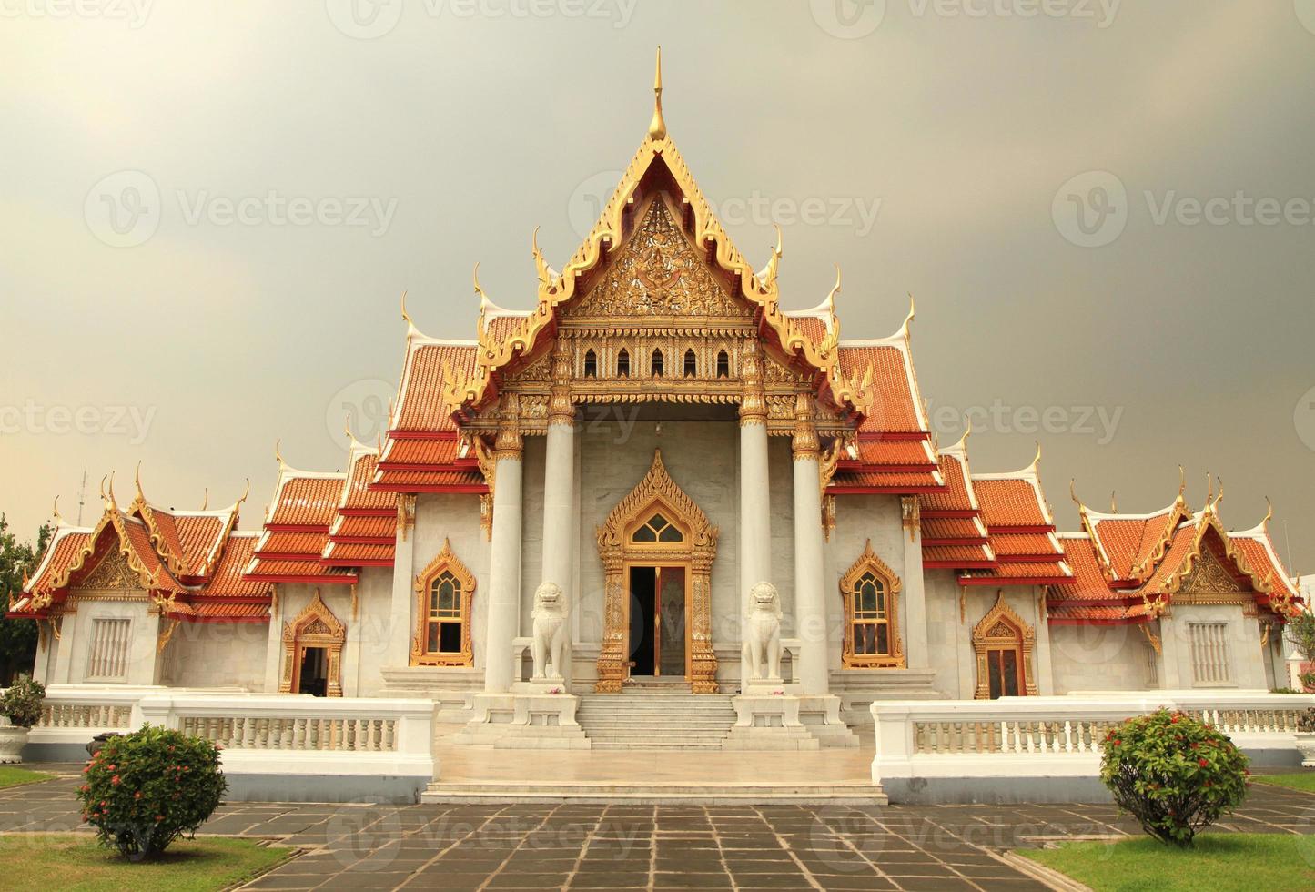 wat benchamabophit dusitwanaram em bangkok tailândia. foto