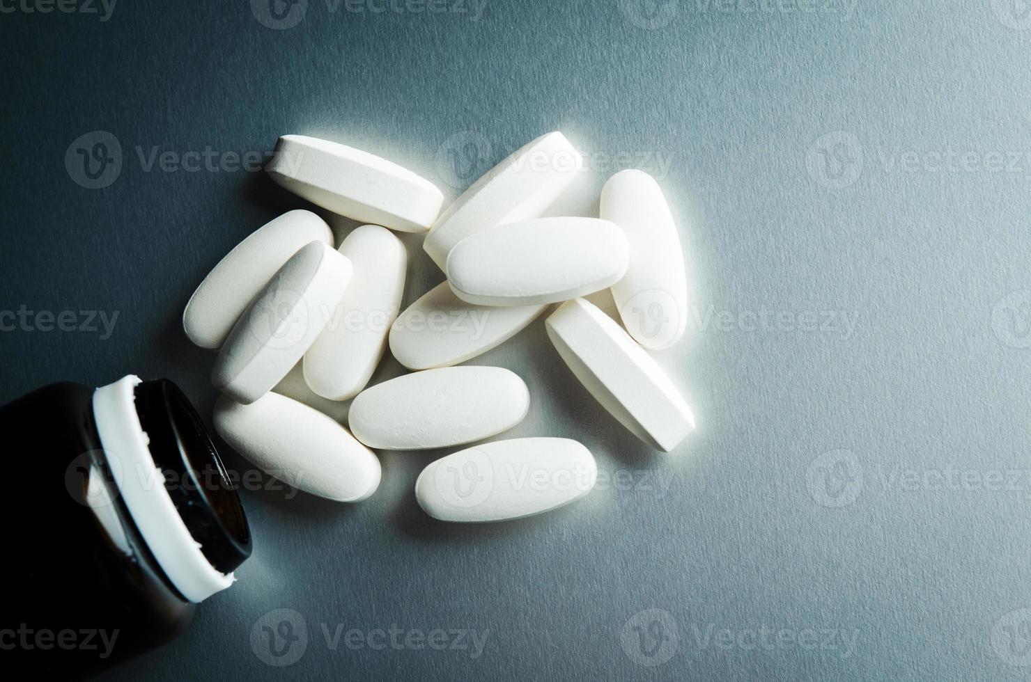 pílulas brancas foto