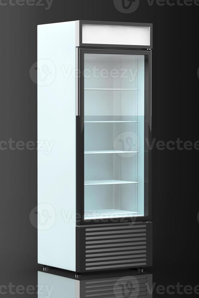 bebida de geladeira com porta de vidro foto