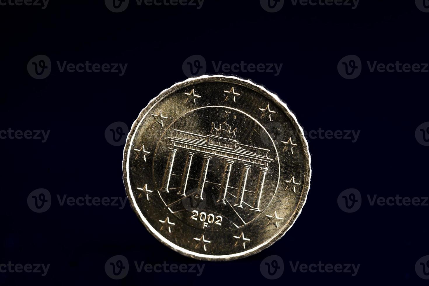 moeda com um valor nominal de 10 cêntimos europeus foto