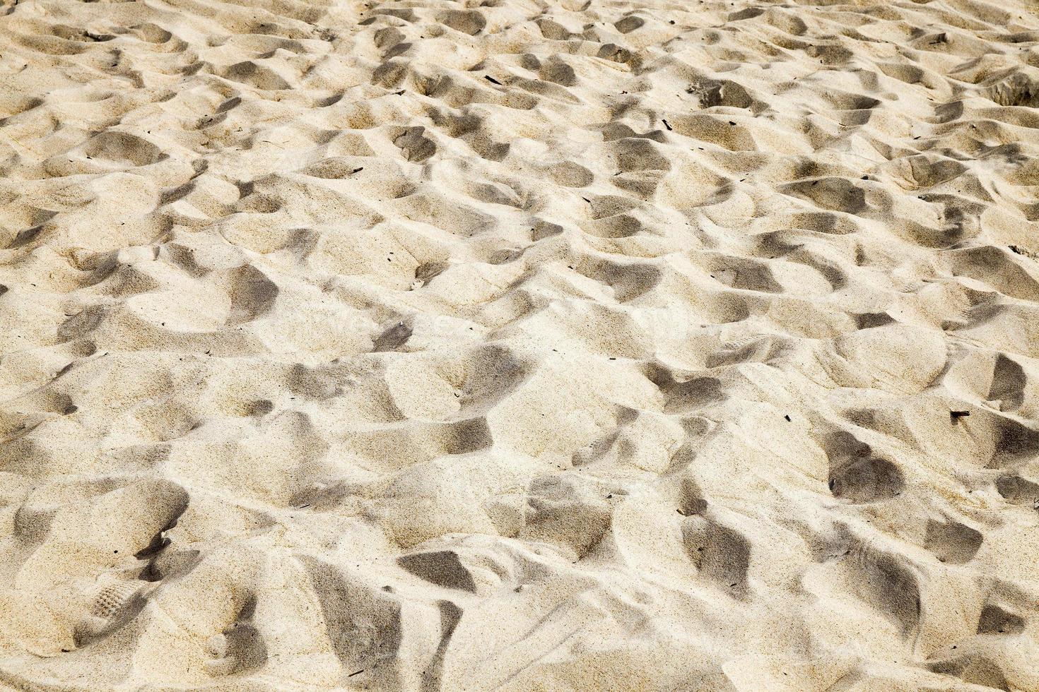 areia amarela clara foto