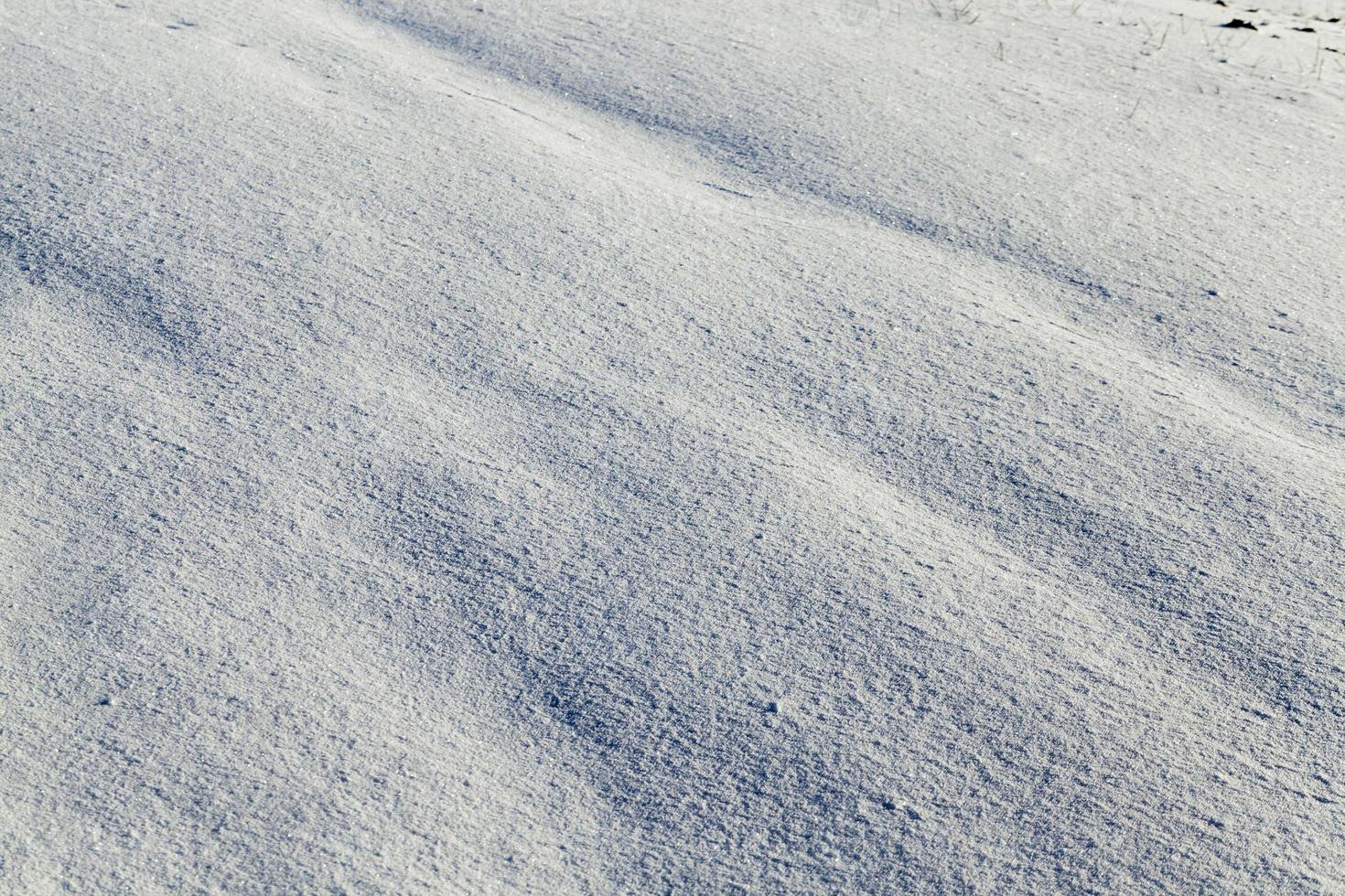 superfície coberta de neve foto