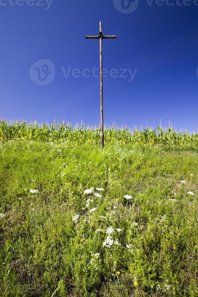 cruz de metal católica foto