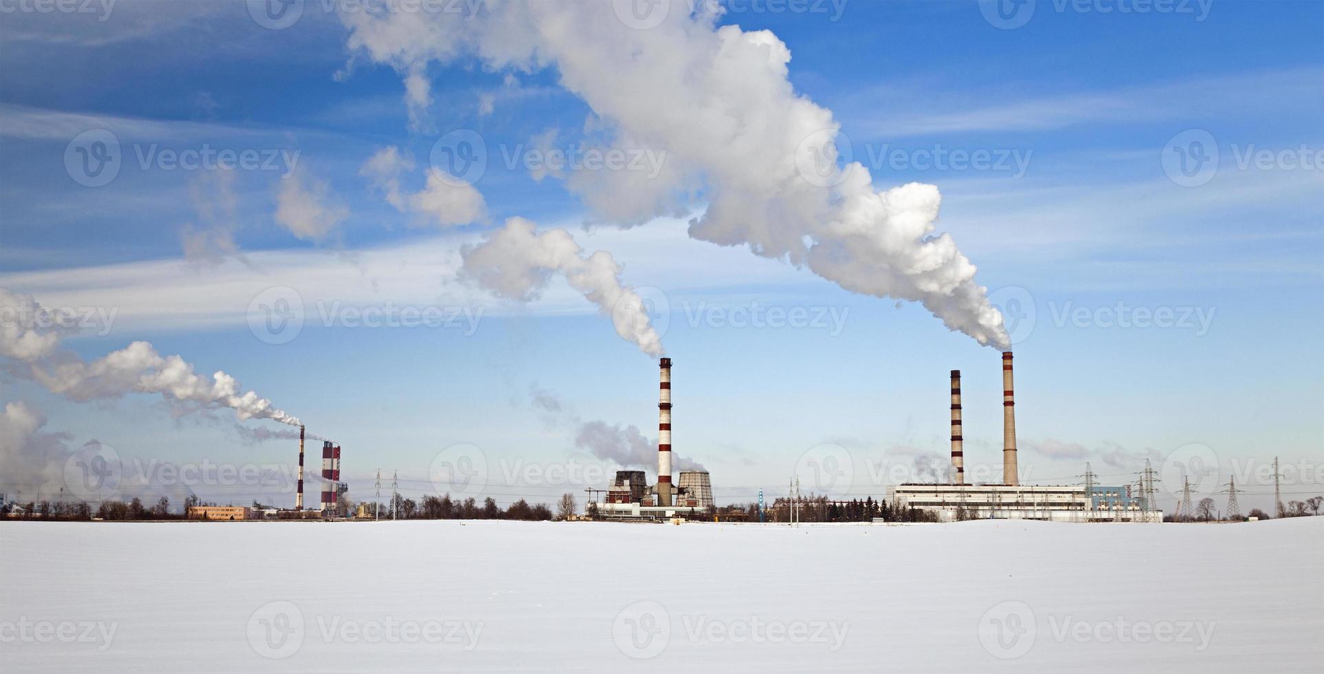 emissões industriais, dia. foto