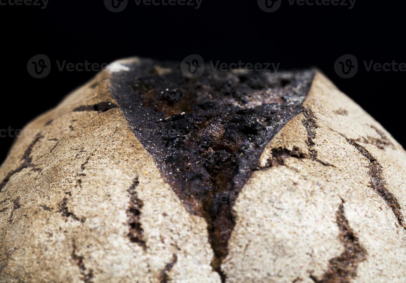 pão escuro, close-up foto