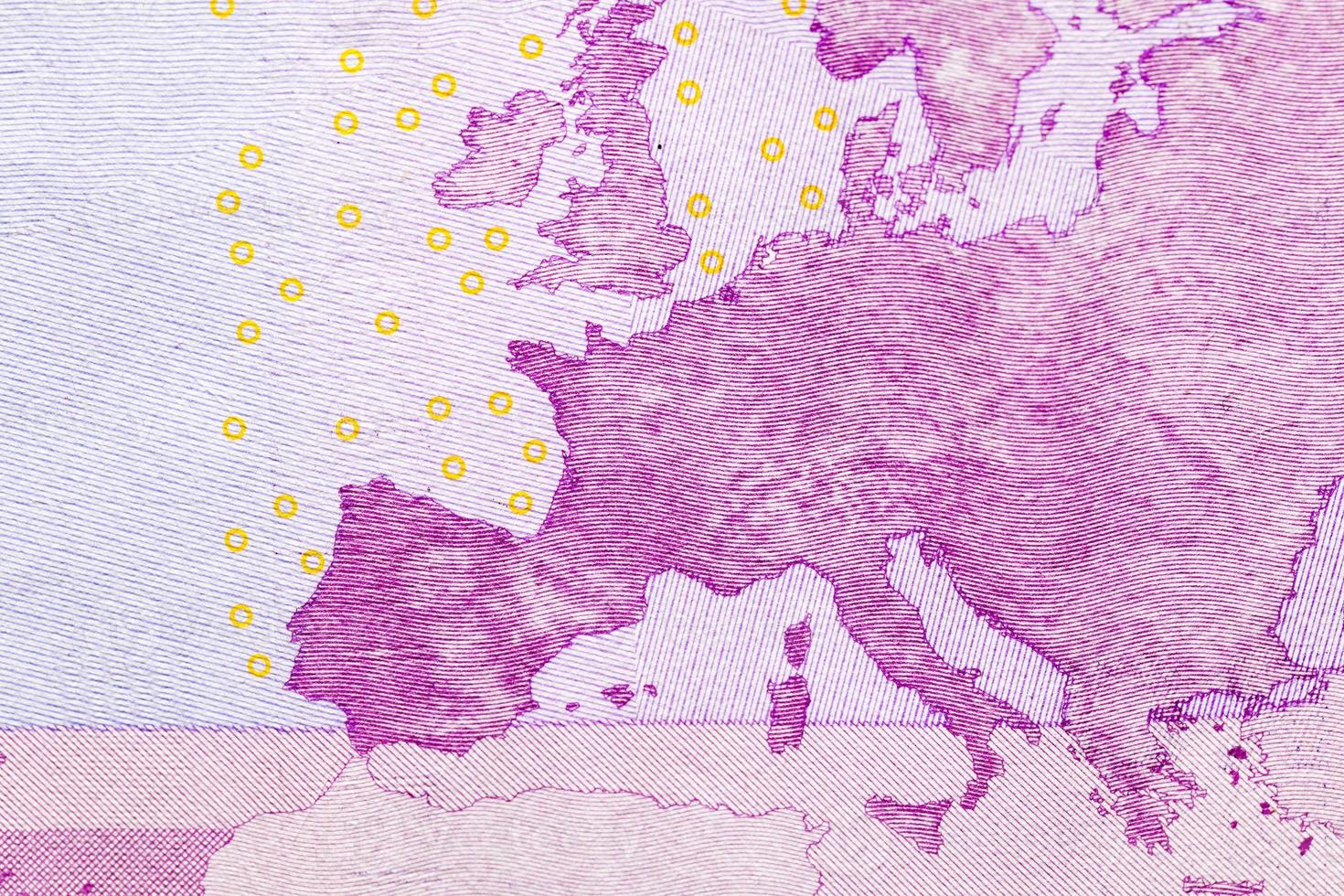 close-up de dinheiro euro foto