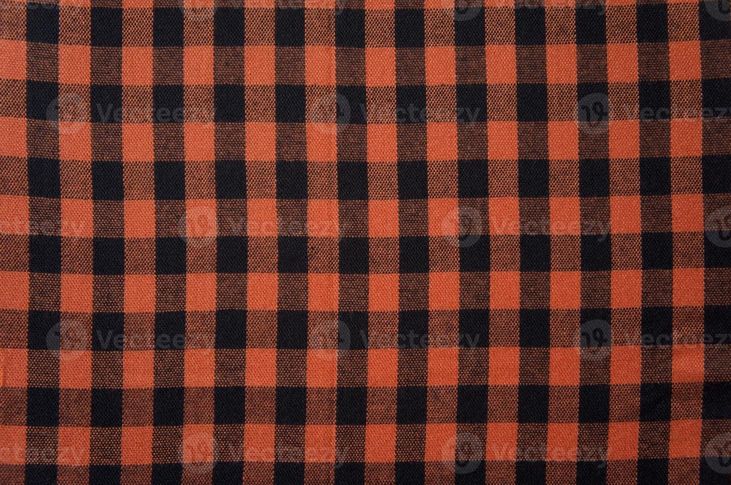 textura de toalha de mesa quadriculada preto vermelho anb, fundo com espaço de cópia foto