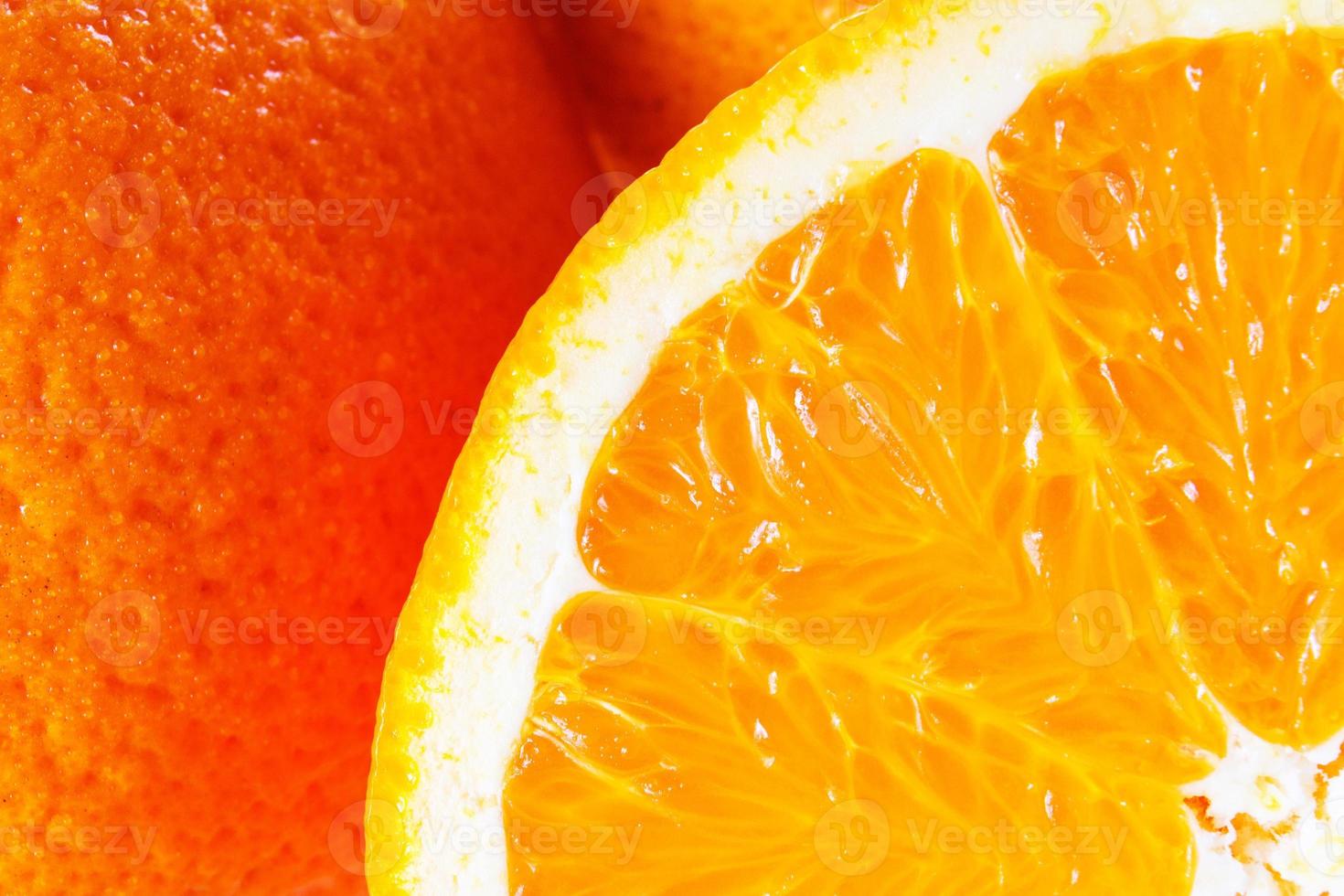 laranja close-up. macro. foto