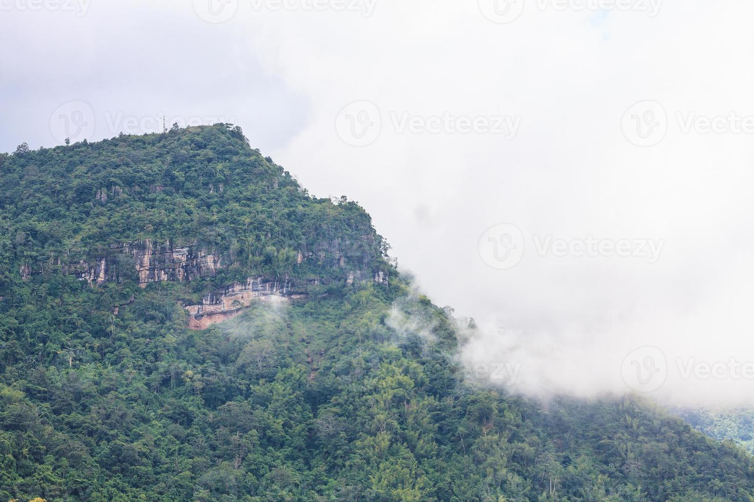 bela paisagem nas montanhas foto