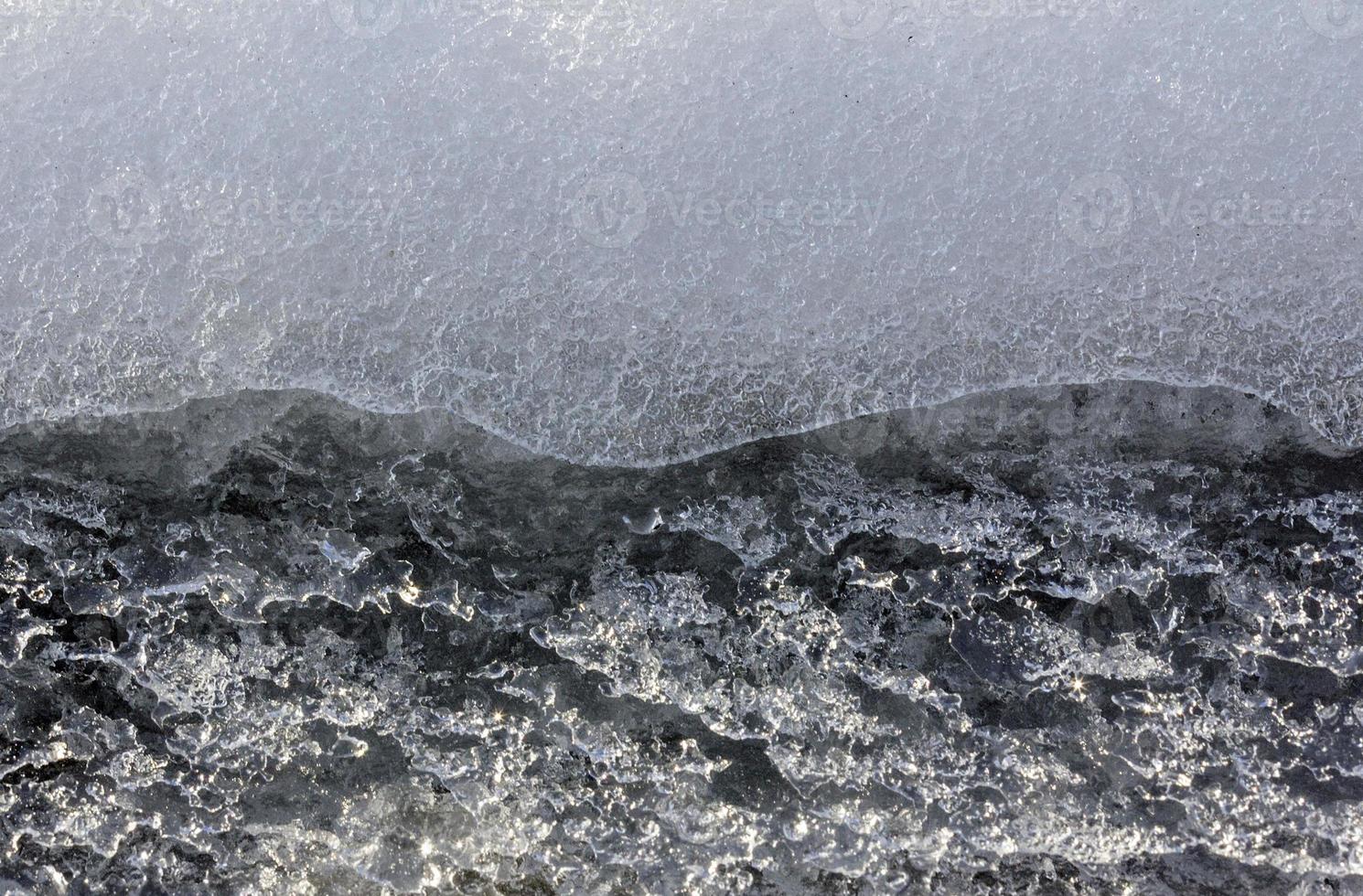 textura de close-up de gelo foto