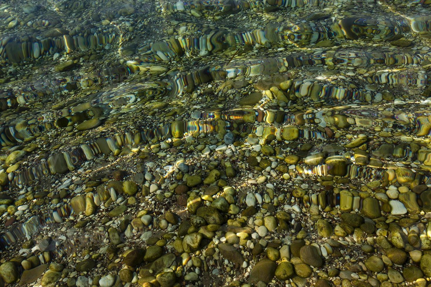 seixos do mar, close-up foto