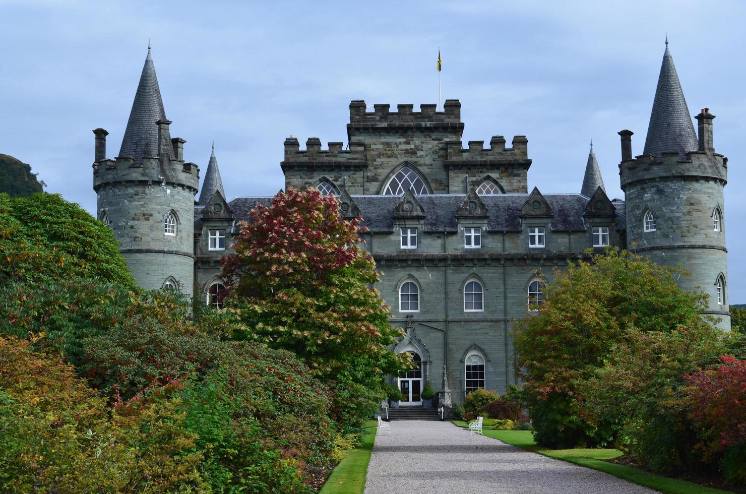 castelo inveraray em argyll escócia foto
