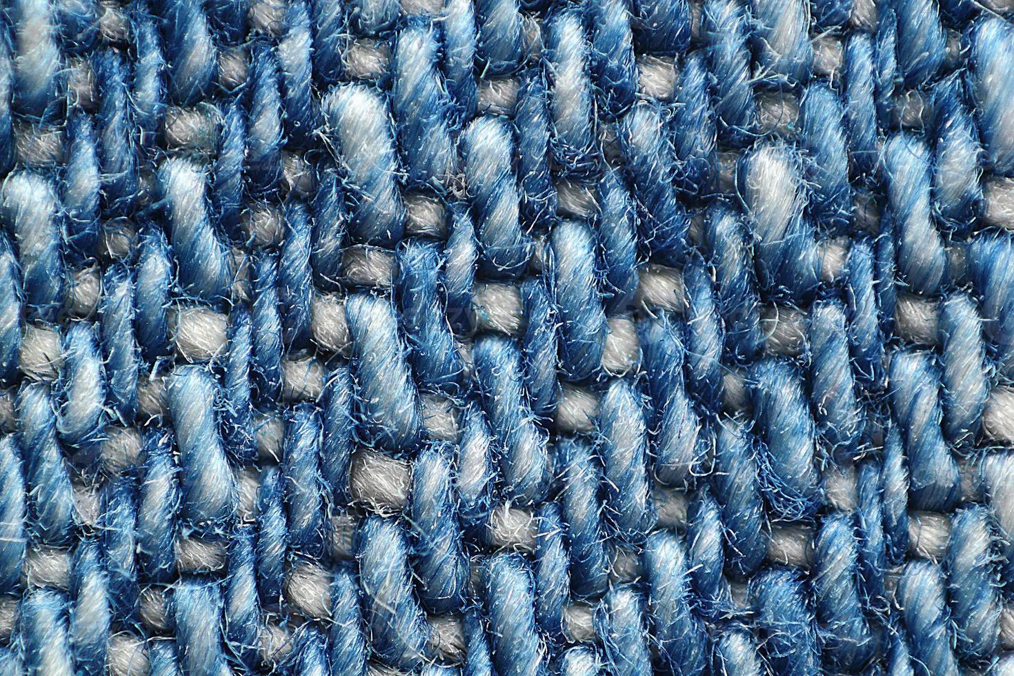 macro de textura de jeans foto