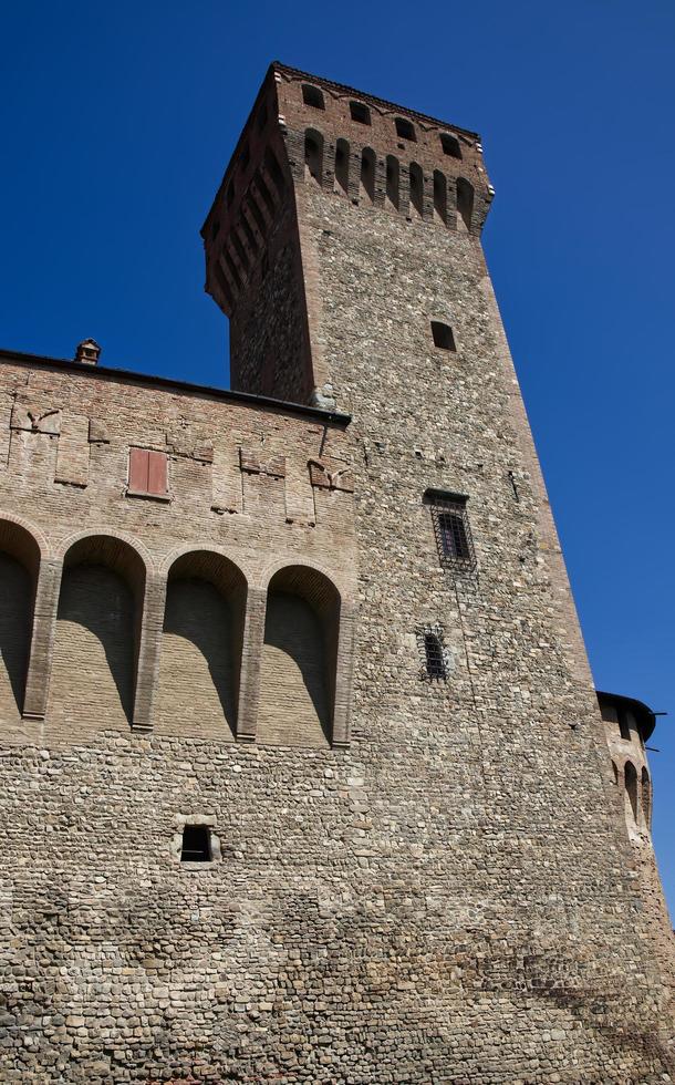antigo castelo medieval de vignola, la rocca di vignola. Modena, Itália. foto