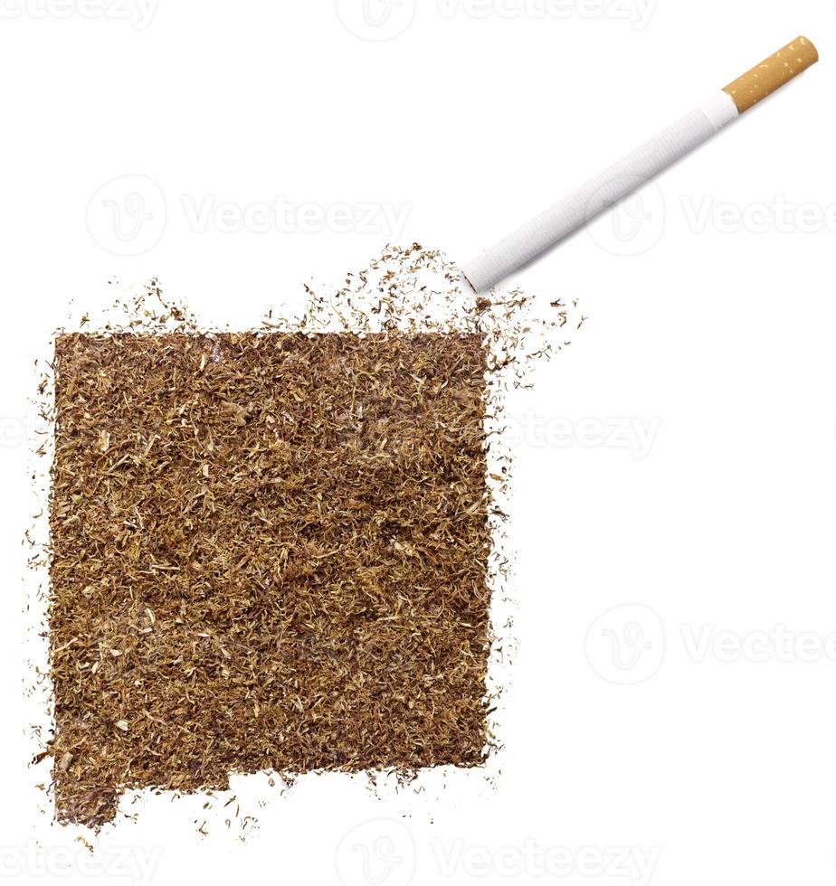 cigarro e tabaco em forma de novo méxico (série) foto