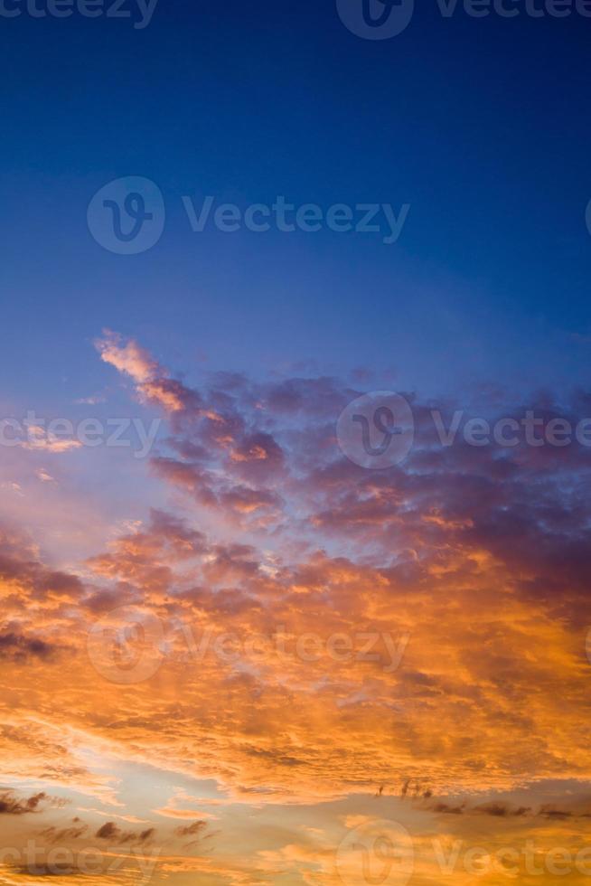 céu pôr do sol, close-up foto