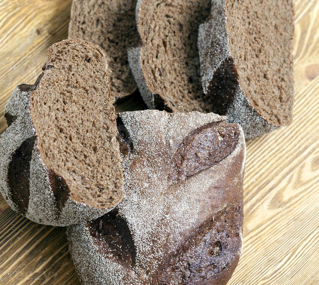 pão fatiado, close-up foto