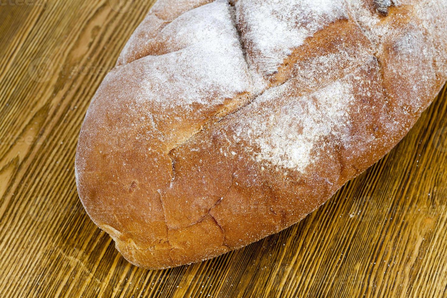 pão de centeio fresco foto