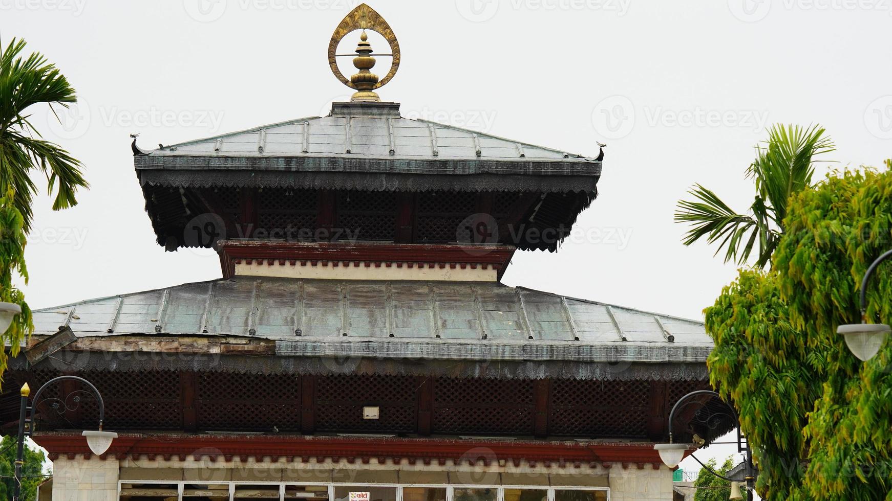 templo espiritual na imagem do nepal foto