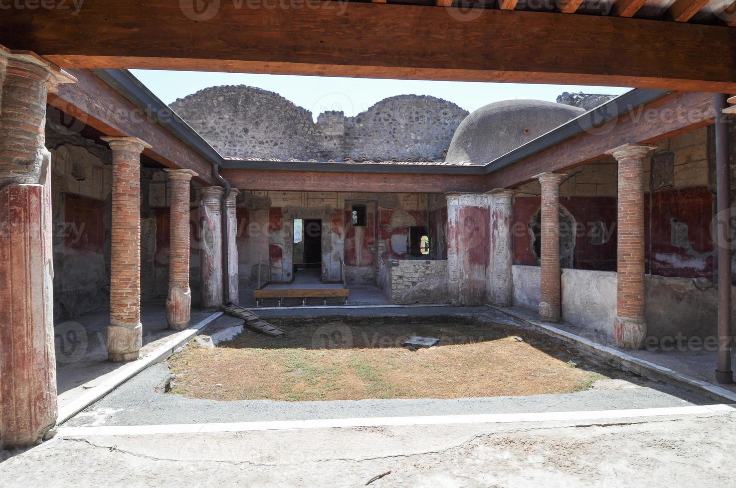 pompeia sítio arqueológico em pompeia foto